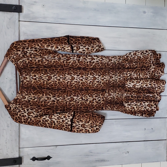 NEW Muche et Muchette Leopard Ellyn Dress - Picture 4 of 17